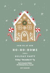 Ho-Ho-Home - Christmas Invitation